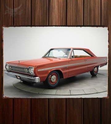 Металлическая табличка Plymouth Belvedere II 426 Hemi Hardtop Coupe (RH23)